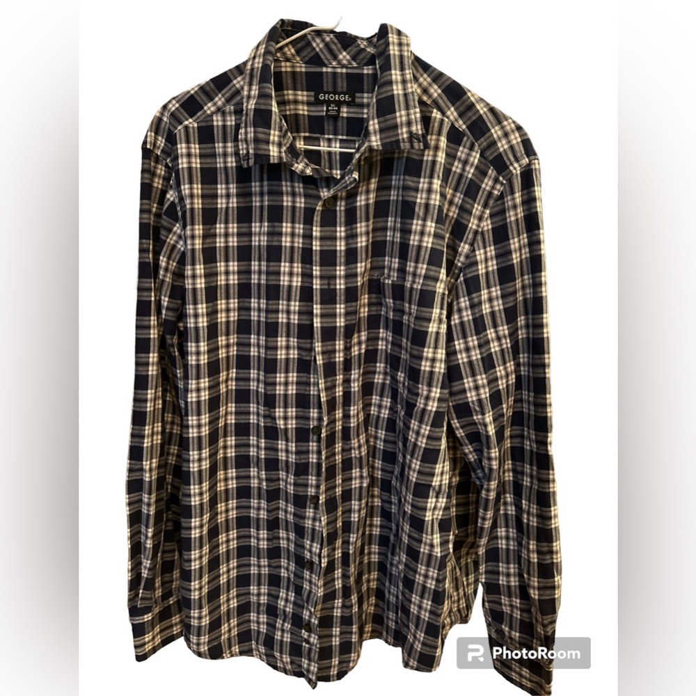 4/$20 Men’s Plaid shirt: George brand